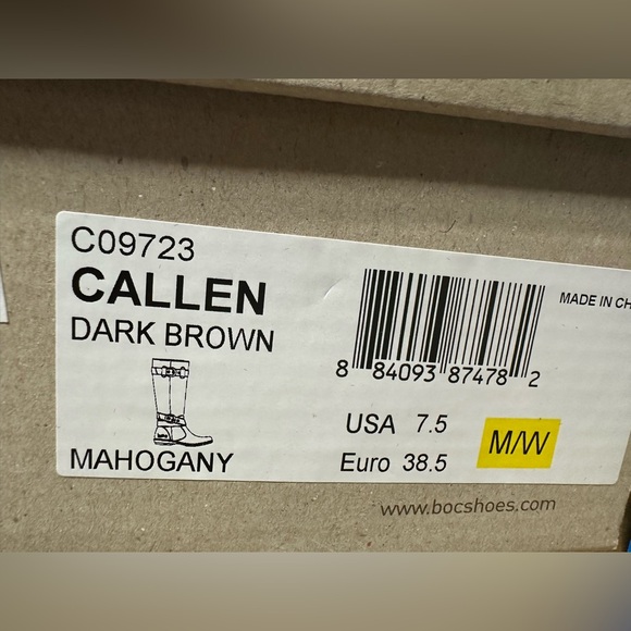 Boc Mahogany dark brown boots - Picture 5 of 7